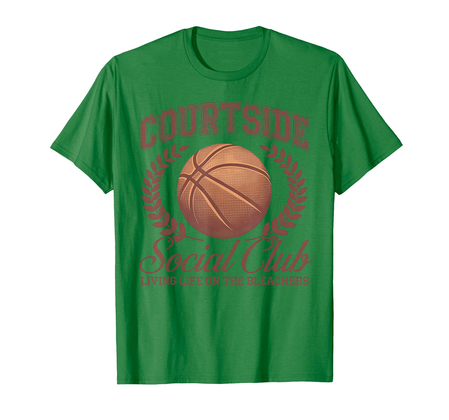 Basketball Mom Matching Courtside Social Club Women Girls T-Shirt
