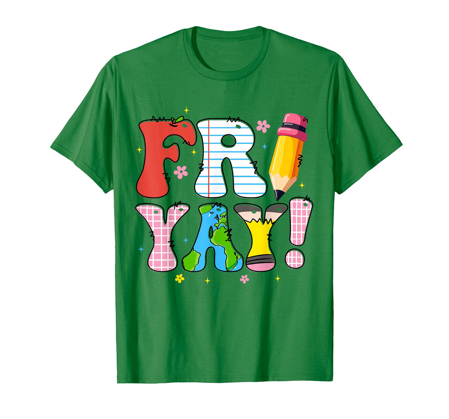FRIYAY Happy Weekend Trip Friday Teacher Student Kid Fri Yay T-Shirt