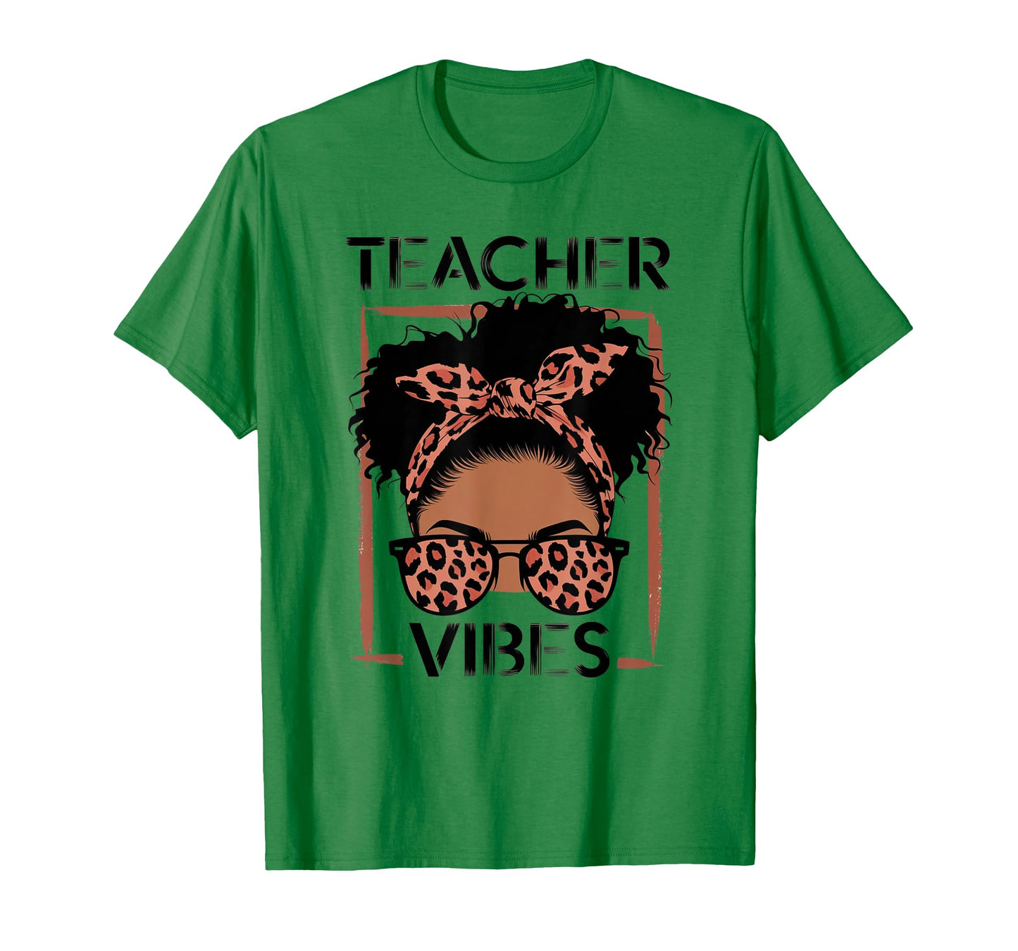 Teacher Vibes Black History Month Afro American Motivation T-Shirt
