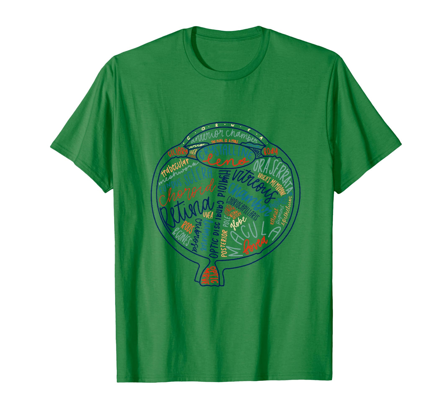 Eyes Anatomy Optometry Future Optometrist Optical Gift T-Shirt