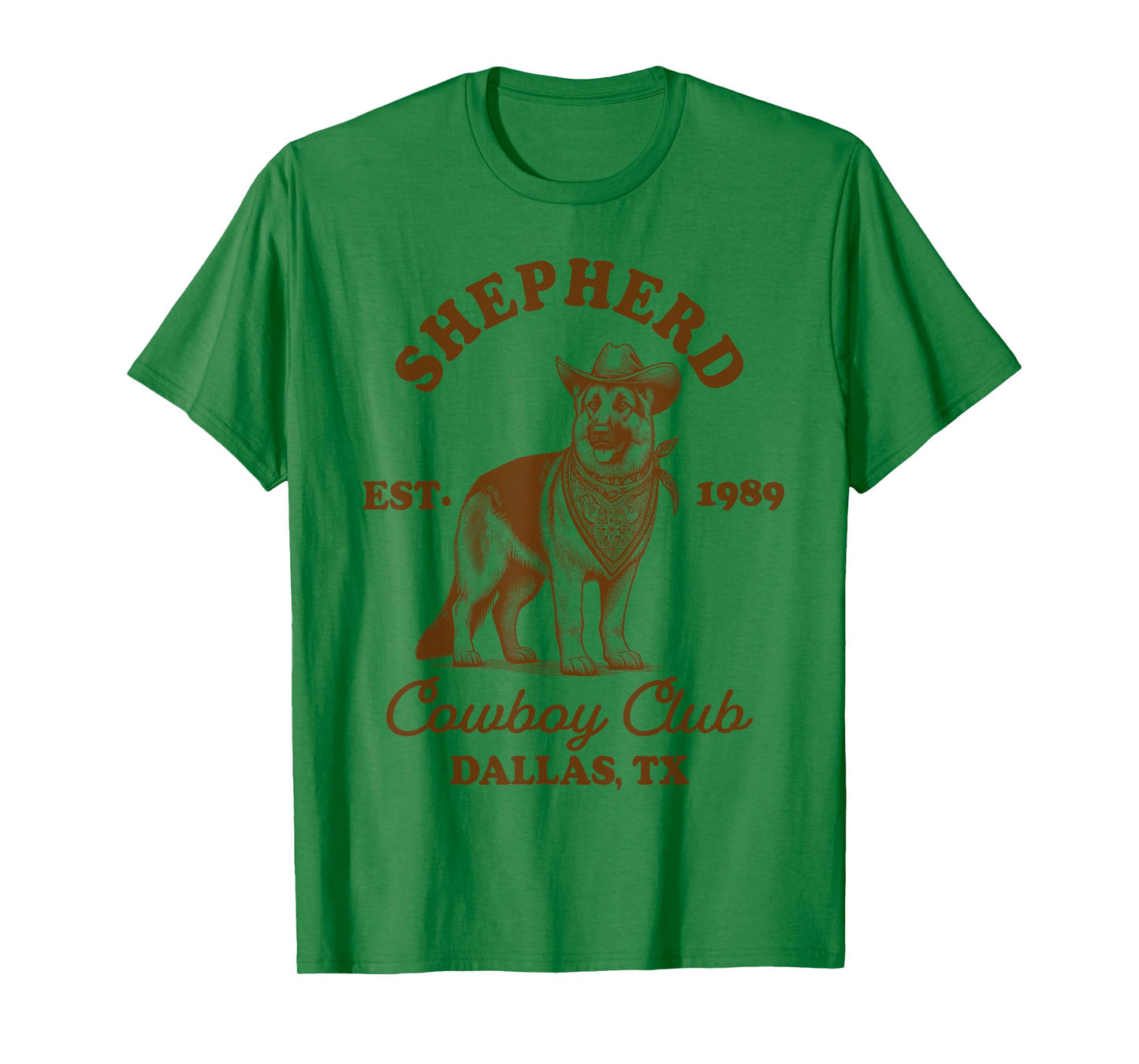 German Shepherd Mom Western Howdy Shepherd Cowboys Club T-Shirt