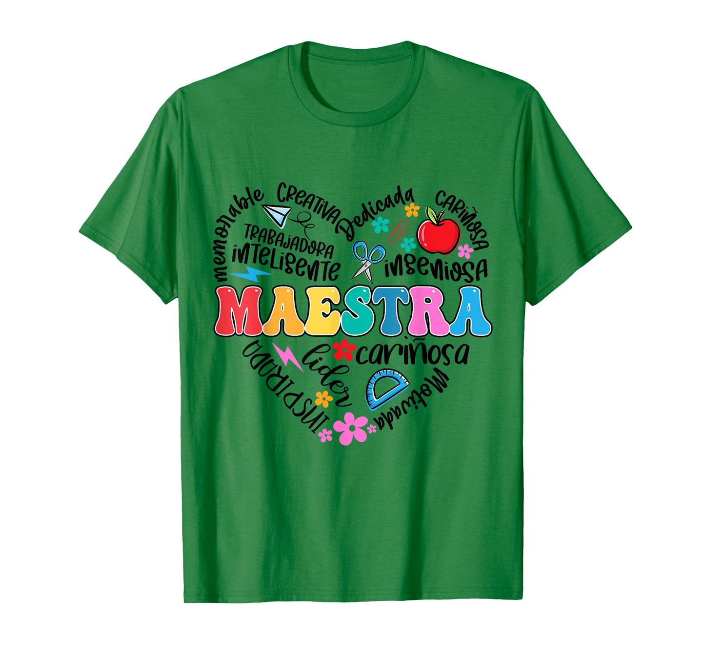 Maestra Spanish Teacher Appreciation Bilingual Teaching Life T-Shirt