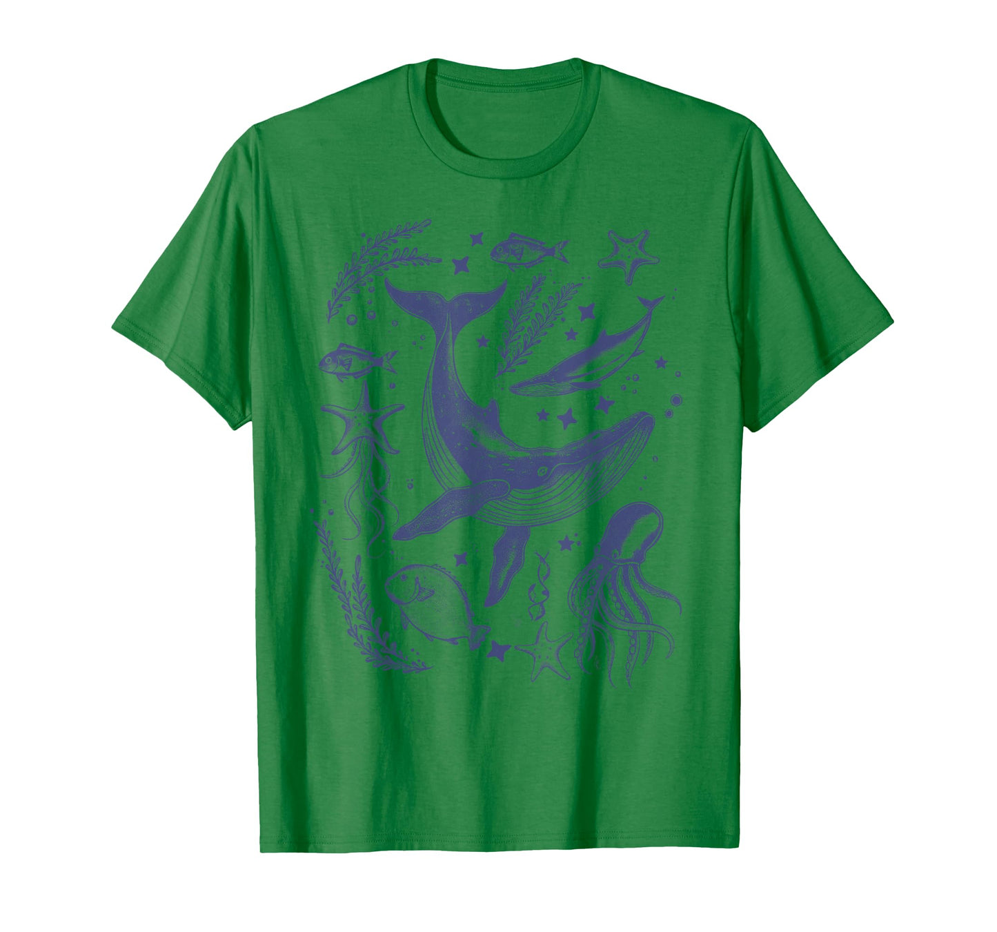 Ocean Marine Life Collection Sea Life lover Graphic T-Shirt