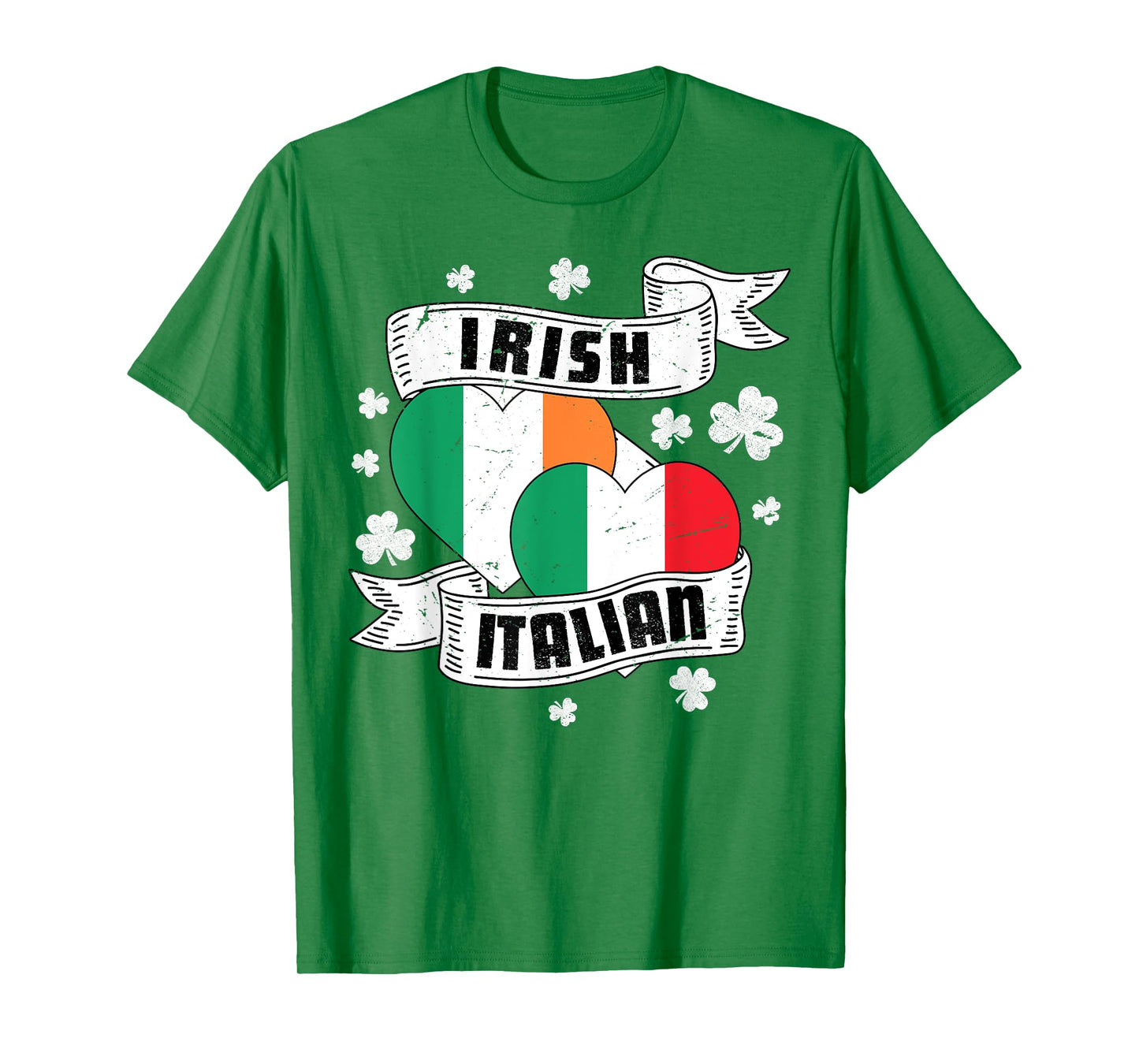 Half Irish Half Italian Ireland Italy Flag St Patrick's Day T-Shirt