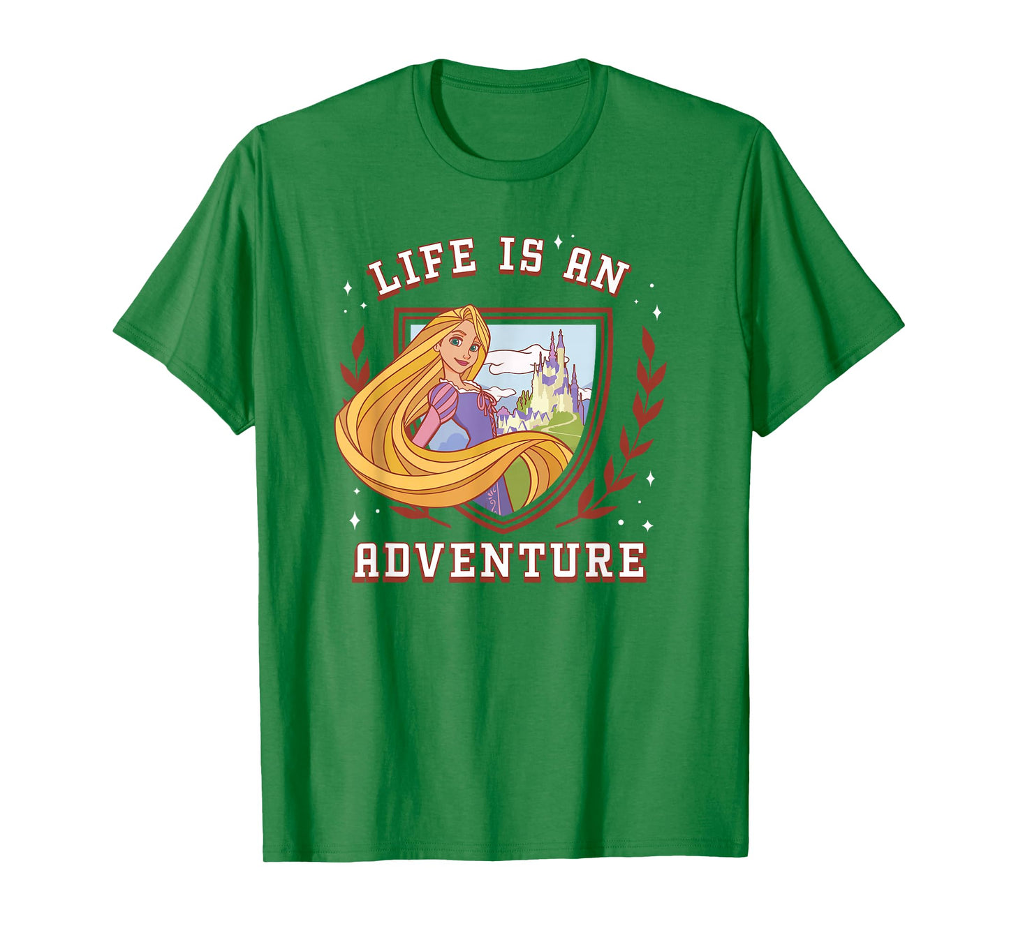 Disney Princess Rapunzel Tangled Life is an Adventure Crest T-Shirt