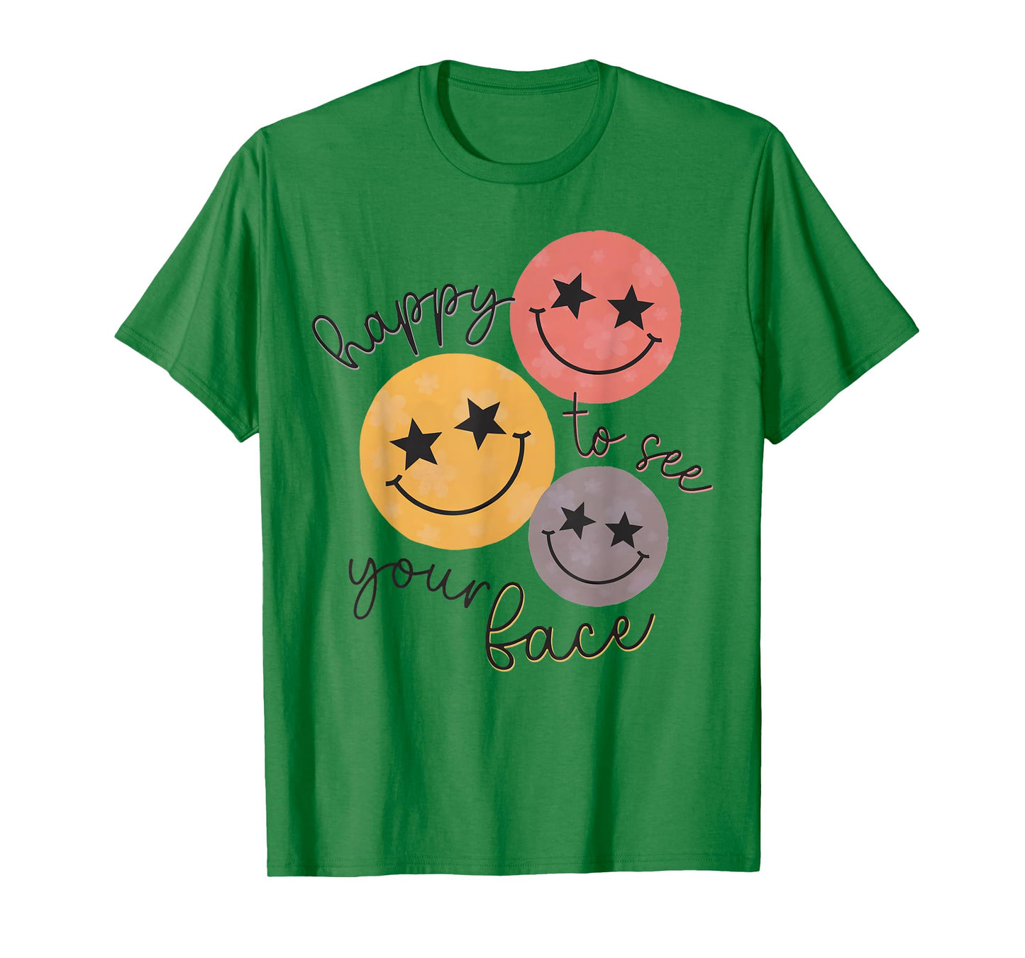 Happy To See Your Face Teacher Disco Ball Back To School T-Shirt