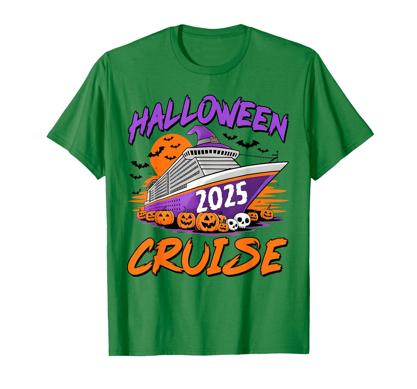 Halloween Cruise 2025 Halloween Trip Family Cruising Squad T-Shirt