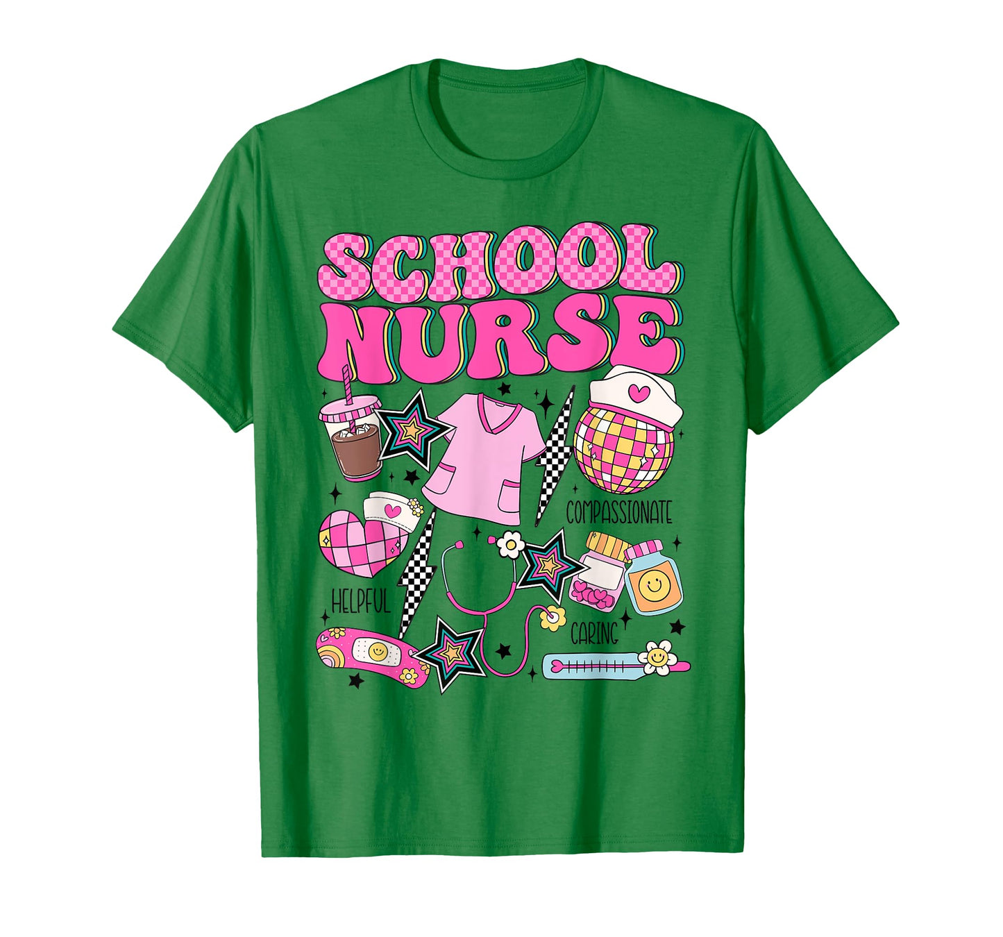 Cute Elementary School Nurse Student Teacher Back to School T-Shirt