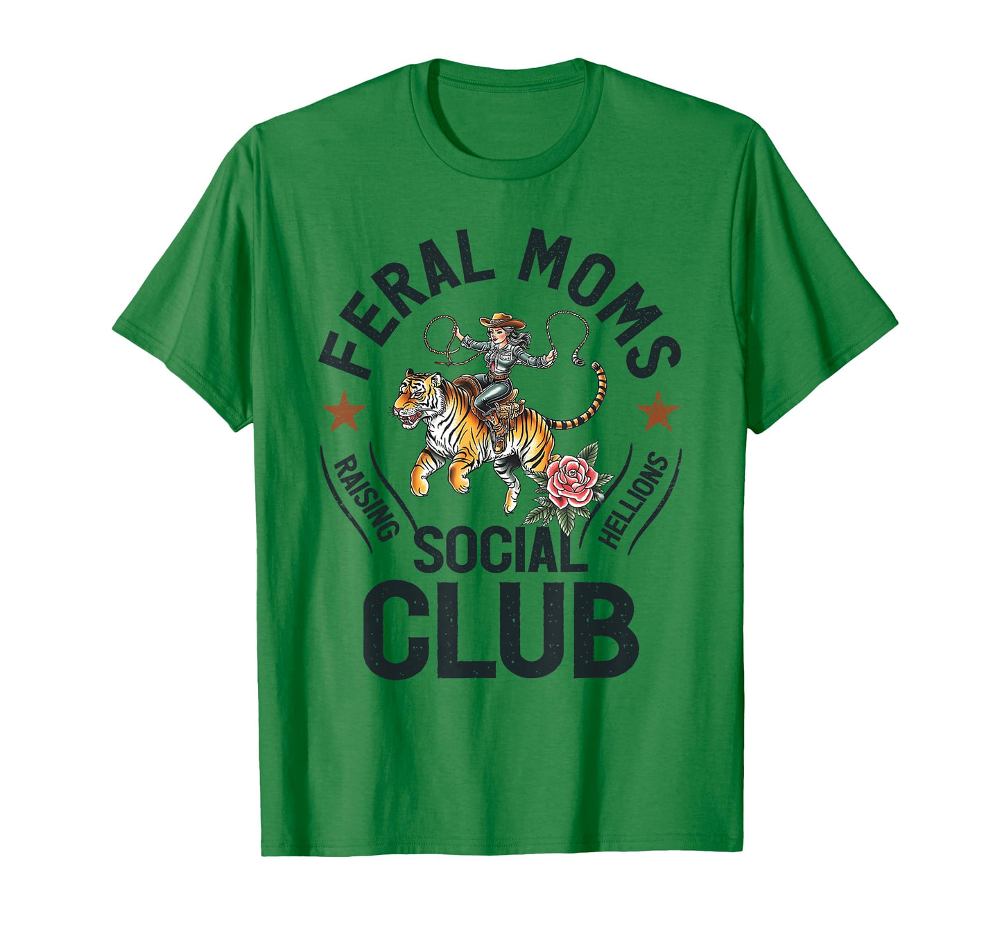 Feral Moms Social Club Trendy Mom Apparel T-Shirt