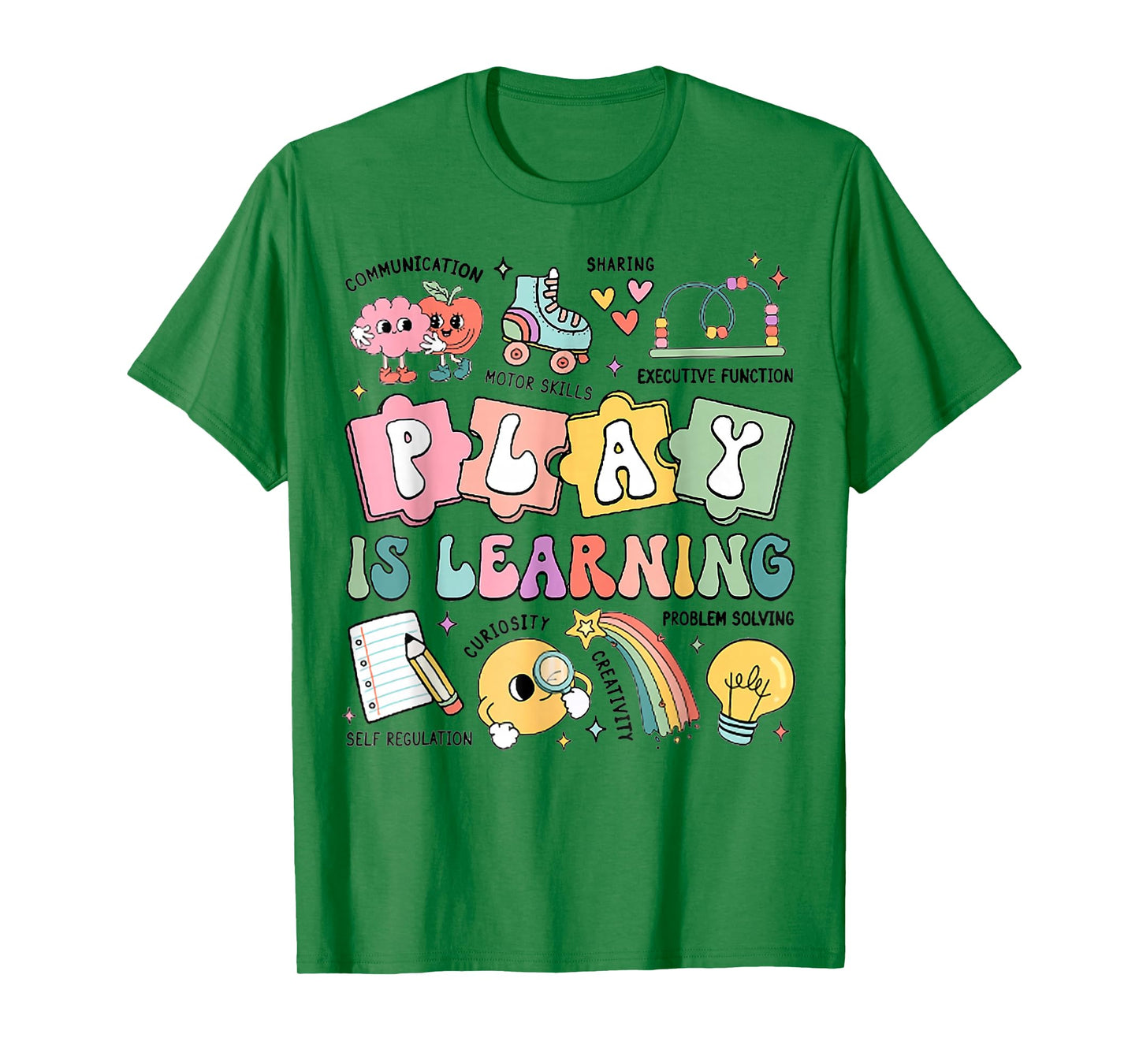 Retro Play is Learning Kindergarten Teacher Team Women T-Shirt