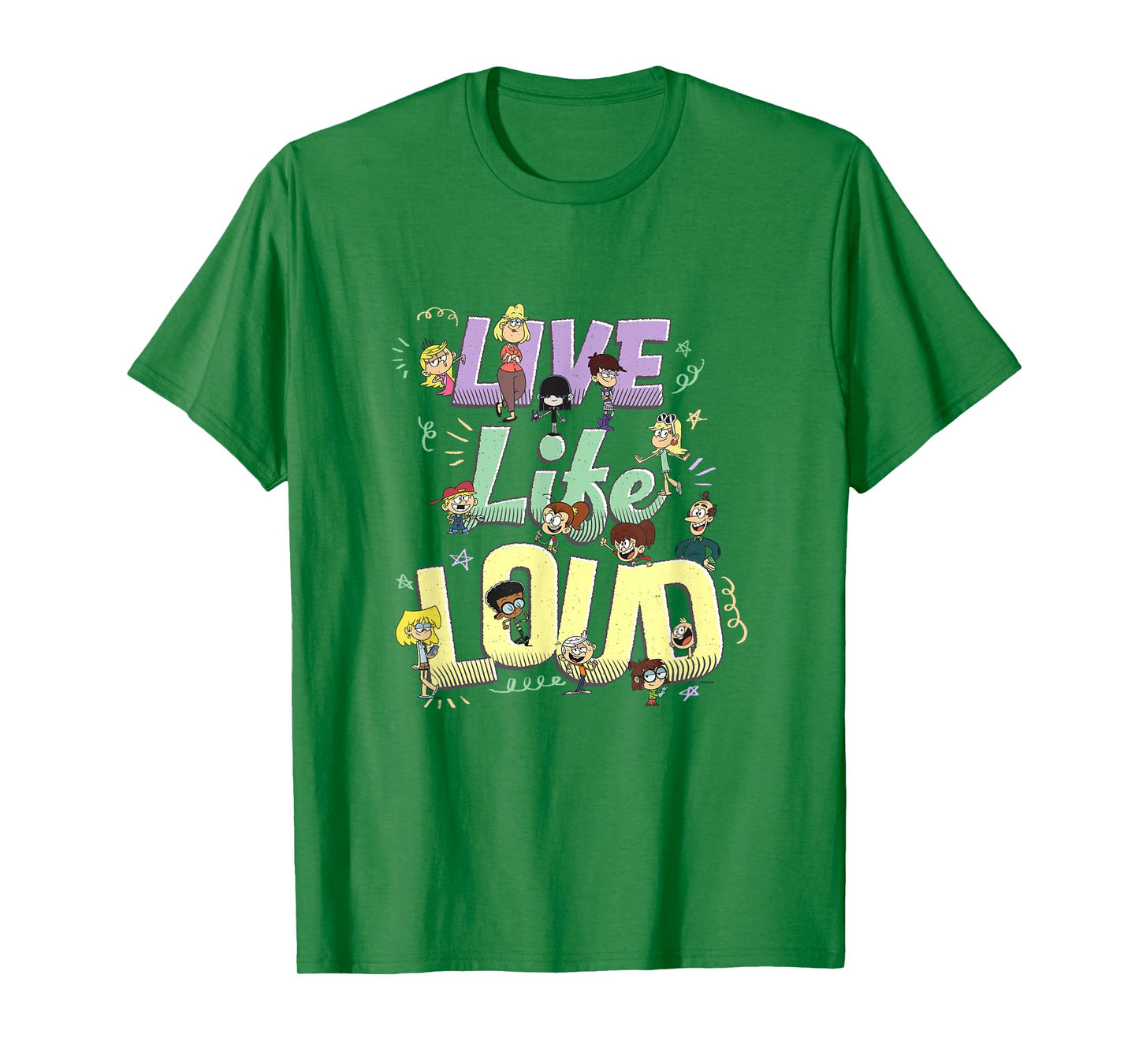 The Loud House Live Life Loud Vintage Group Logo T-Shirt