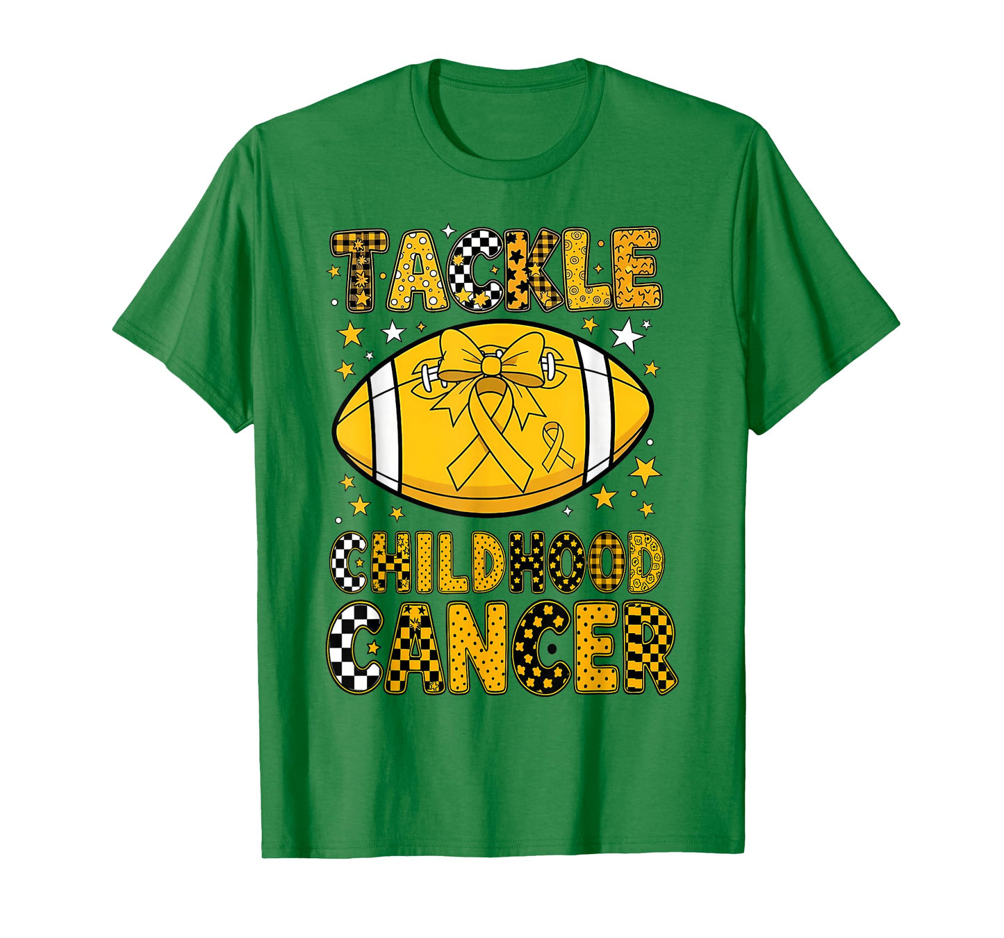 Childhood Tackle Football Childhood Cancer Awareness Women T-Shirt