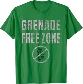 Jersey Shore Grenade Free Zone Reality TV T-Shirt