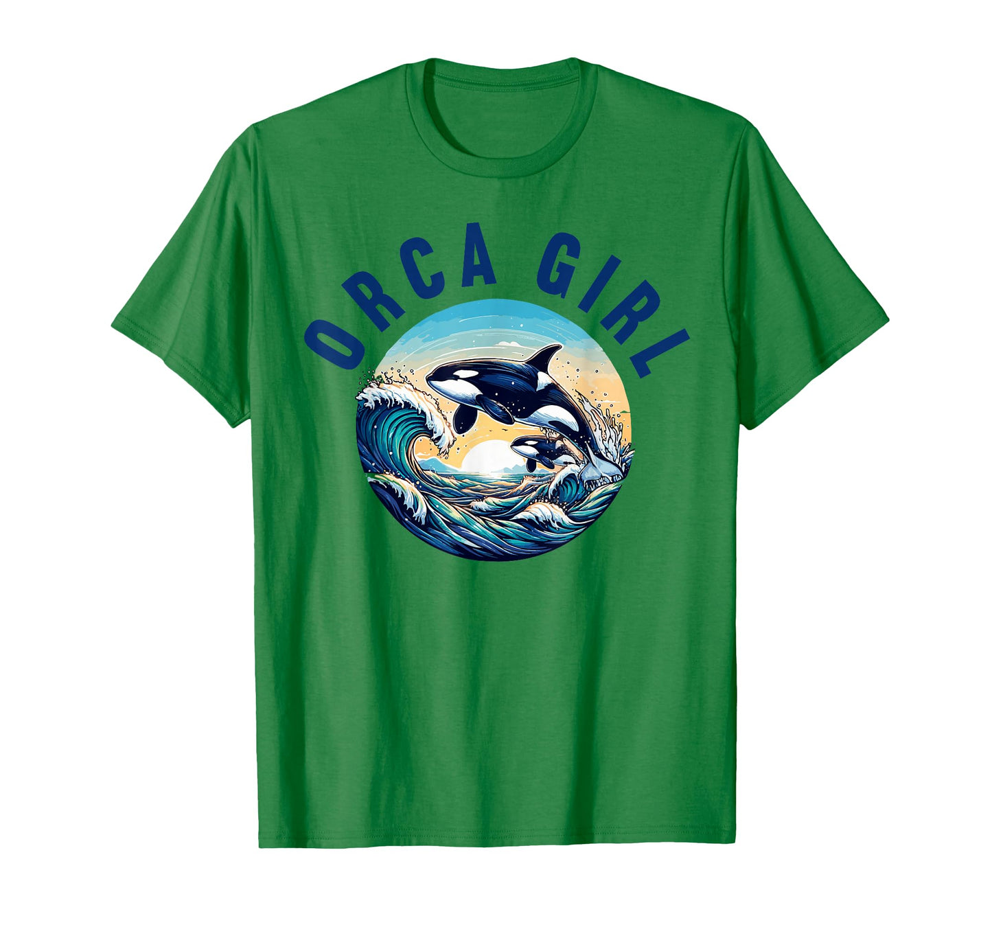 Ocean Loving Kids Orca Whale Girl T-Shirt