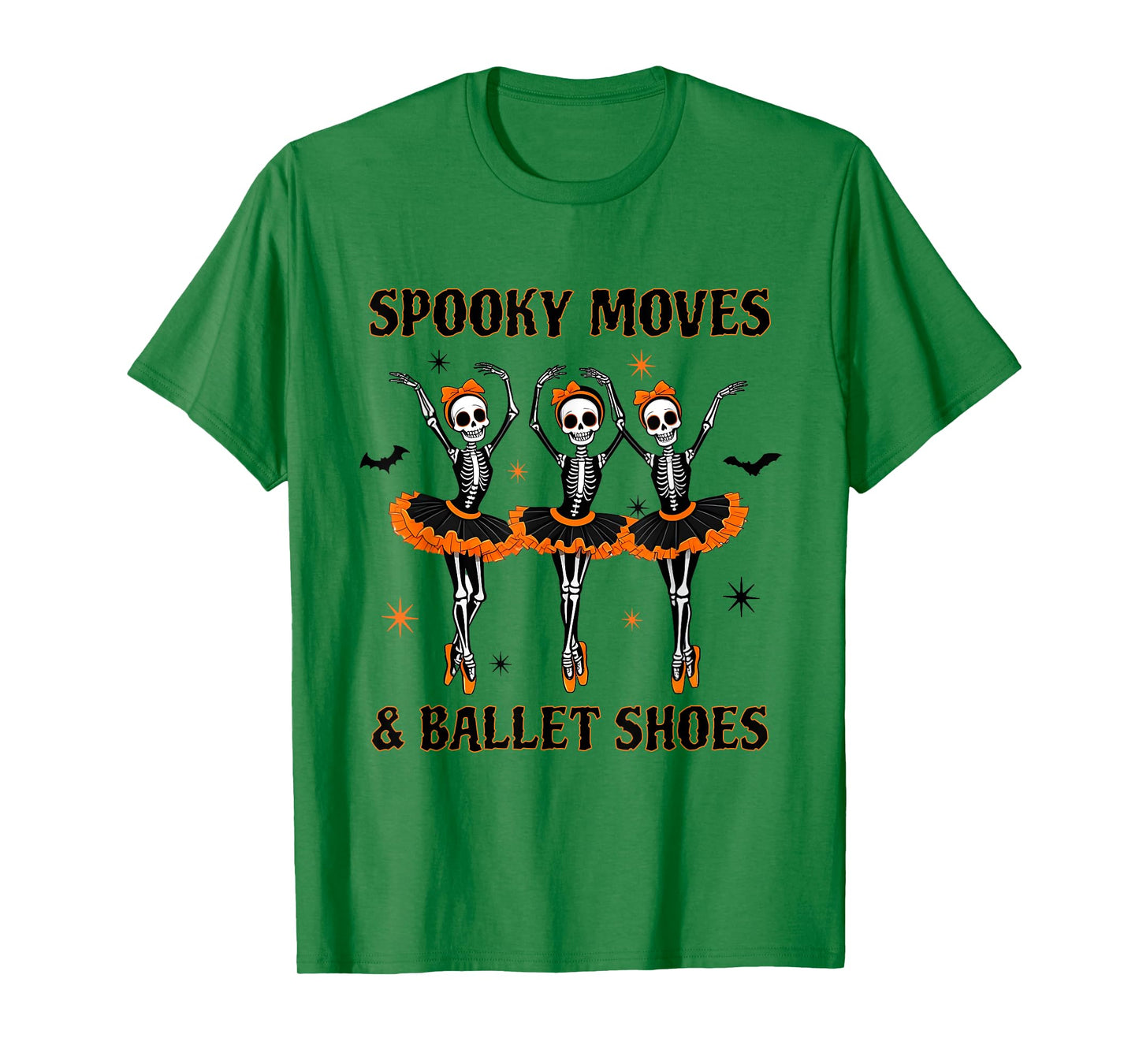 Skeleton Ballerinas Halloween Costume Dance Teacher Ballet Men Women T-Shirt