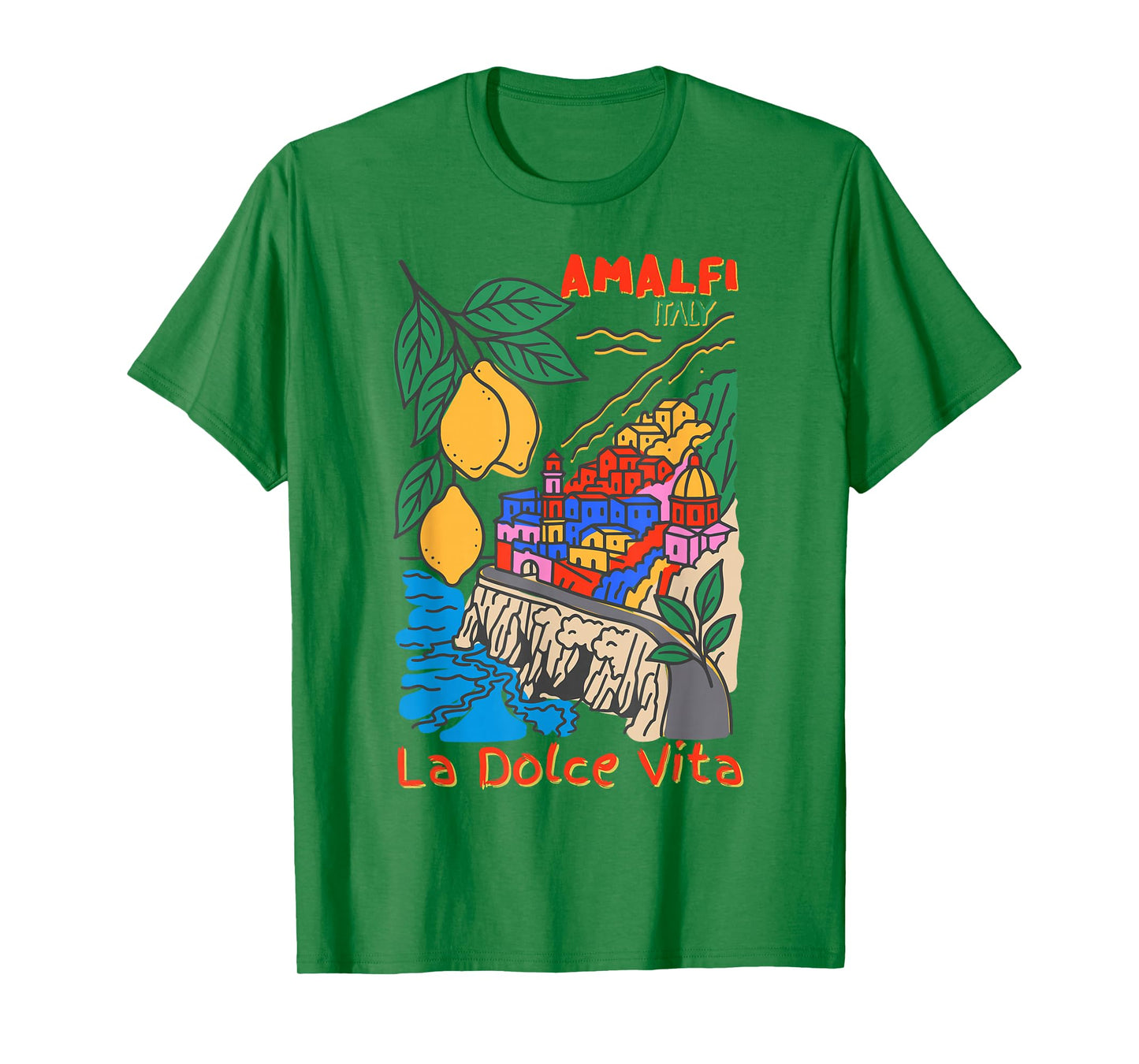 Mediterranean Vibes Amalfi Italy La Dolce Vita T-Shirt