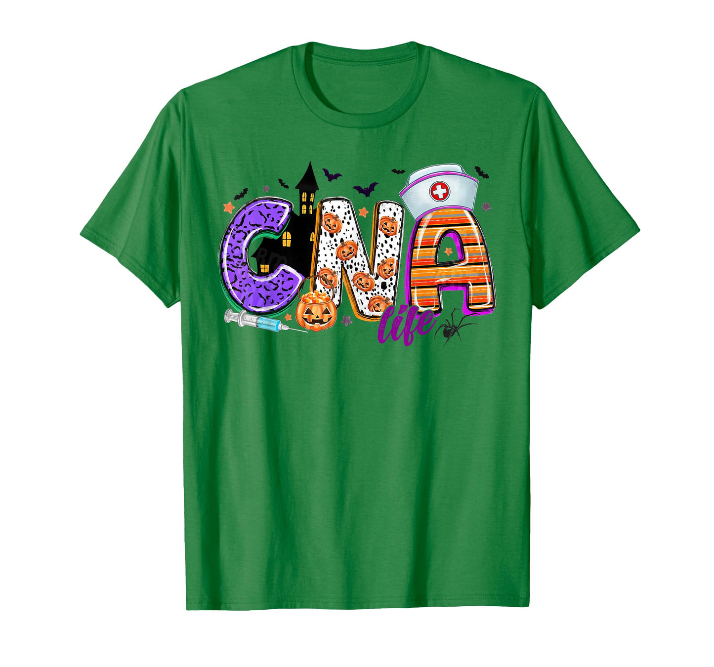 Certified Nursing Assistant CNA Nurse Life Halloween Nursing T-Shirt