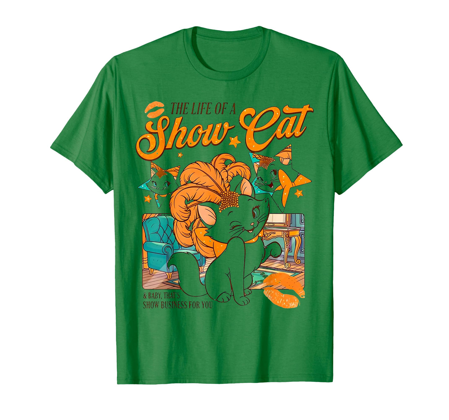 Funny Cat Era Life of Showcat Cat Lover Men Women Kids T-Shirt