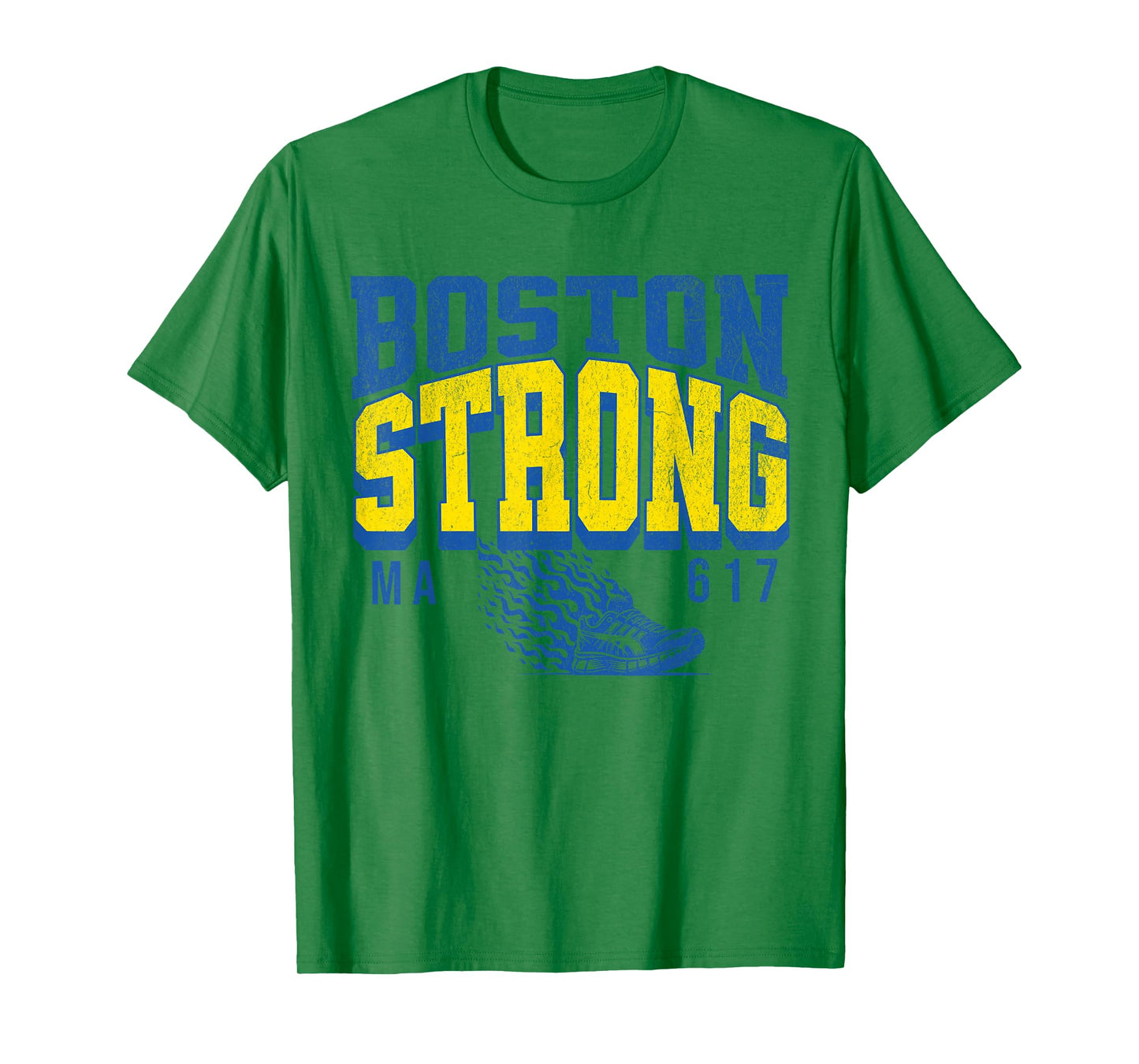 Boston Strong Massachusetts runners club Marathon running T-Shirt