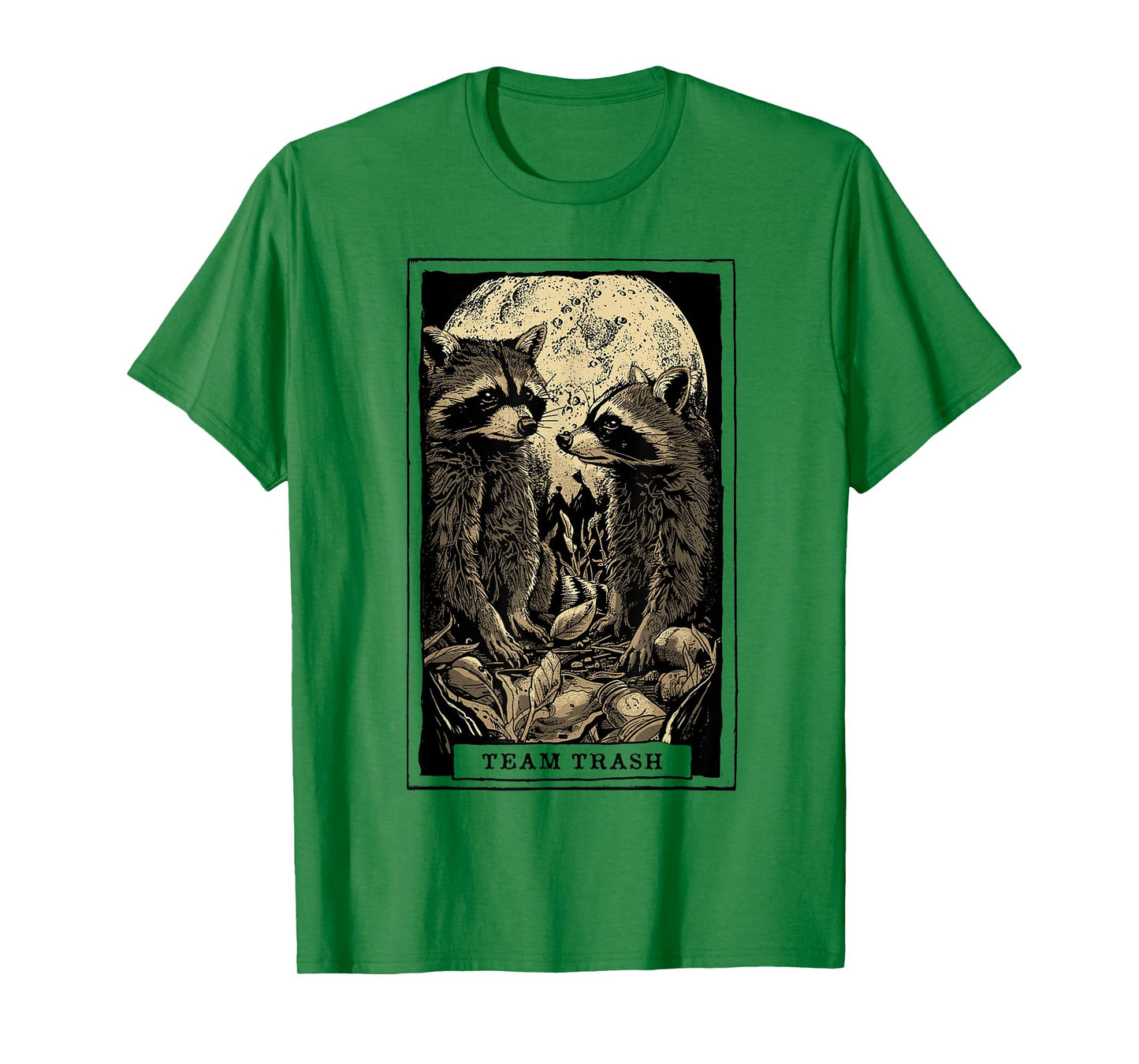 Tarot Card Shirt Raccoon Team Trash Major Arcana Tarot Card T-Shirt