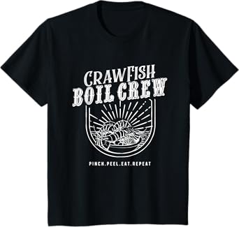 Kids Crawfish Boil Crew fun Festival Gift Shirt