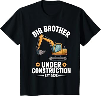 Kids Funny Big Brother Annoncement 2026 Soon To be Big Brother T-Shirt
