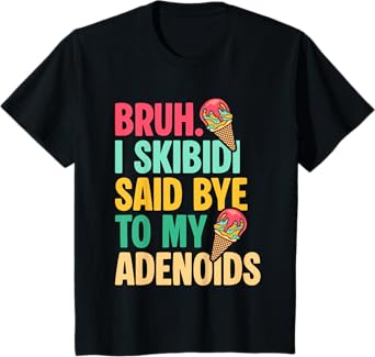 Kids Adenoids surgery funny Recovery Adenoidectomy Survivor T-Shirt