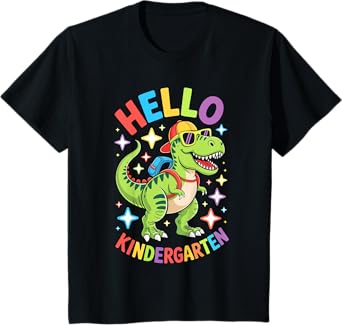 Hello Kindergarten Shirt First Day Of Kindergarten Boy Girl T-Shirt