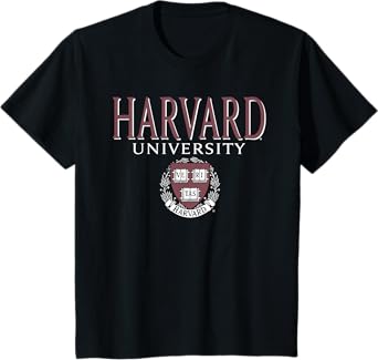 Harvard University Faded Veritas Crest Kids T-Shirt