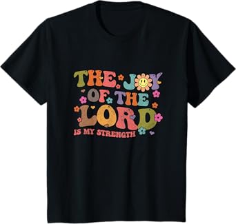 Kids The Joy Of The Lord Is My Strength Christian Religious Baby T-Shirt