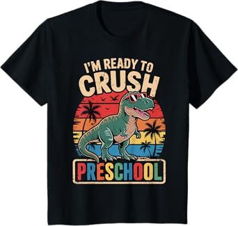 Kids Im ready to crush preschool dinosaur T-Shirt