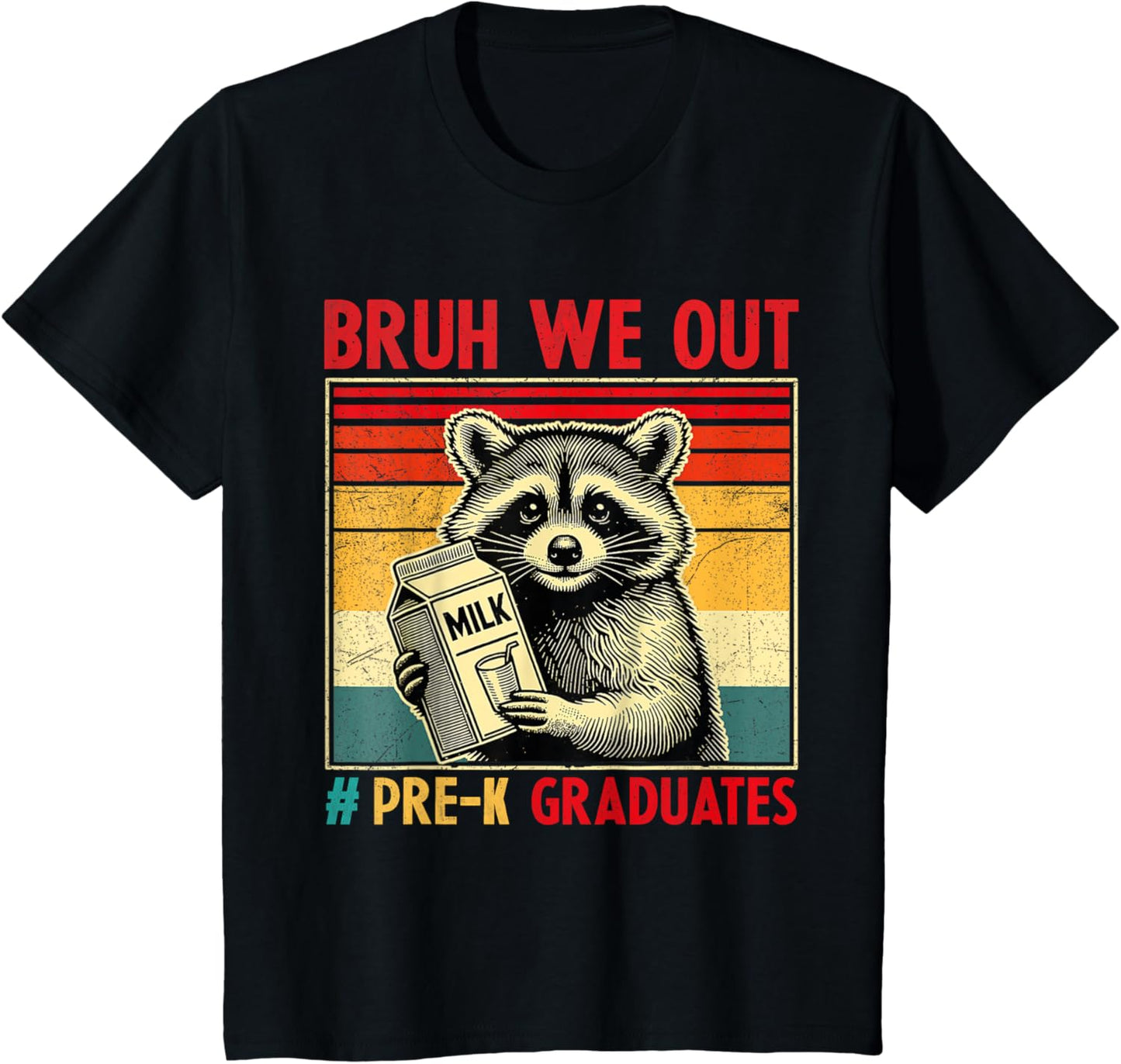 Kids Kids Bruh We Out Pre-K Preschool Graduation Class Of 2025 T-Shirt