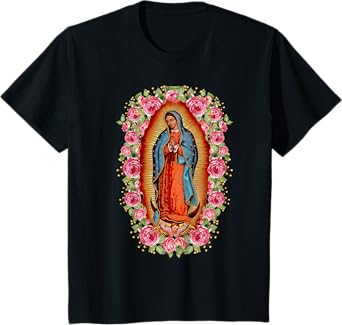 Our Lady Virgen De Guadalupe Mary Maria T-Shirt