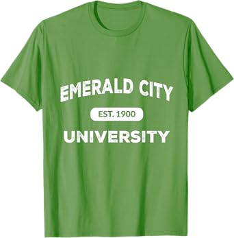 Wizard of Oz Emerald City University Costume Halloween T-Shirt