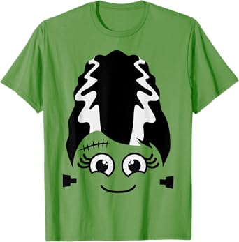 Bride of Frankenstein Cute Monster Halloween Costume T-Shirt