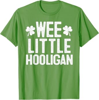 Wee Little Hooligan St Patrick's Day Gift T-Shirt