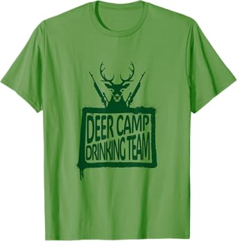 Deer Camp Drinking Team - Funny Hunting T-Shirt