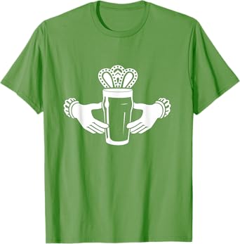 Irish Stout Souvenir Claddagh Ring Beer/Pint Galway Ireland T-Shirt