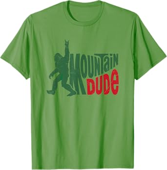 Mountain Dude Funny Bigfoot Sasquatch Hiking T-Shirt