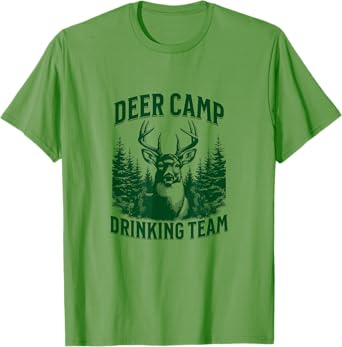Deer Camp Drinking Team - Funny Hunting T-Shirt