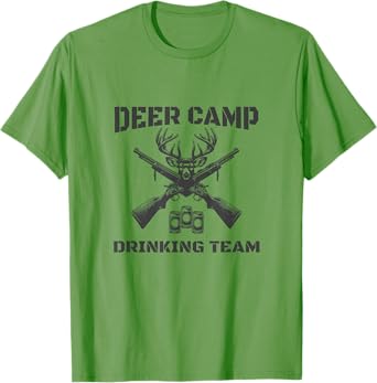 Deer Camp Drinking Team - Funny Hunting T-Shirt