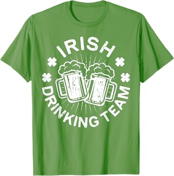 Irish Drinking Team Shirt Funny Men Women St Patricks Day T-Shirt