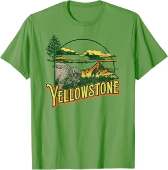 Vintage Yellowstone National Park Retro T-Shirt