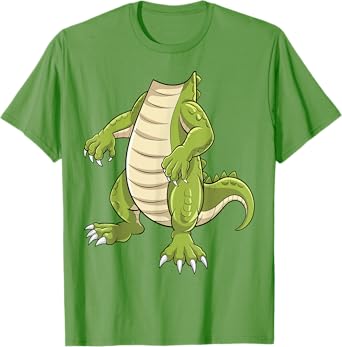 Alligator Shirt Adult Kids Men Women Crocodile Costume T-Shirt