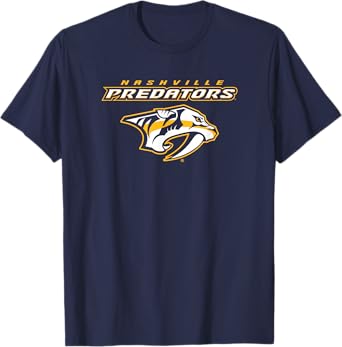 Nashville Predators Power Play Navy NHL Officially Licensed T-Shirt