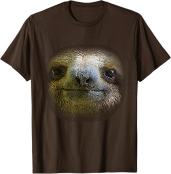 Sloth Face, Sloths Costume T-Shirt