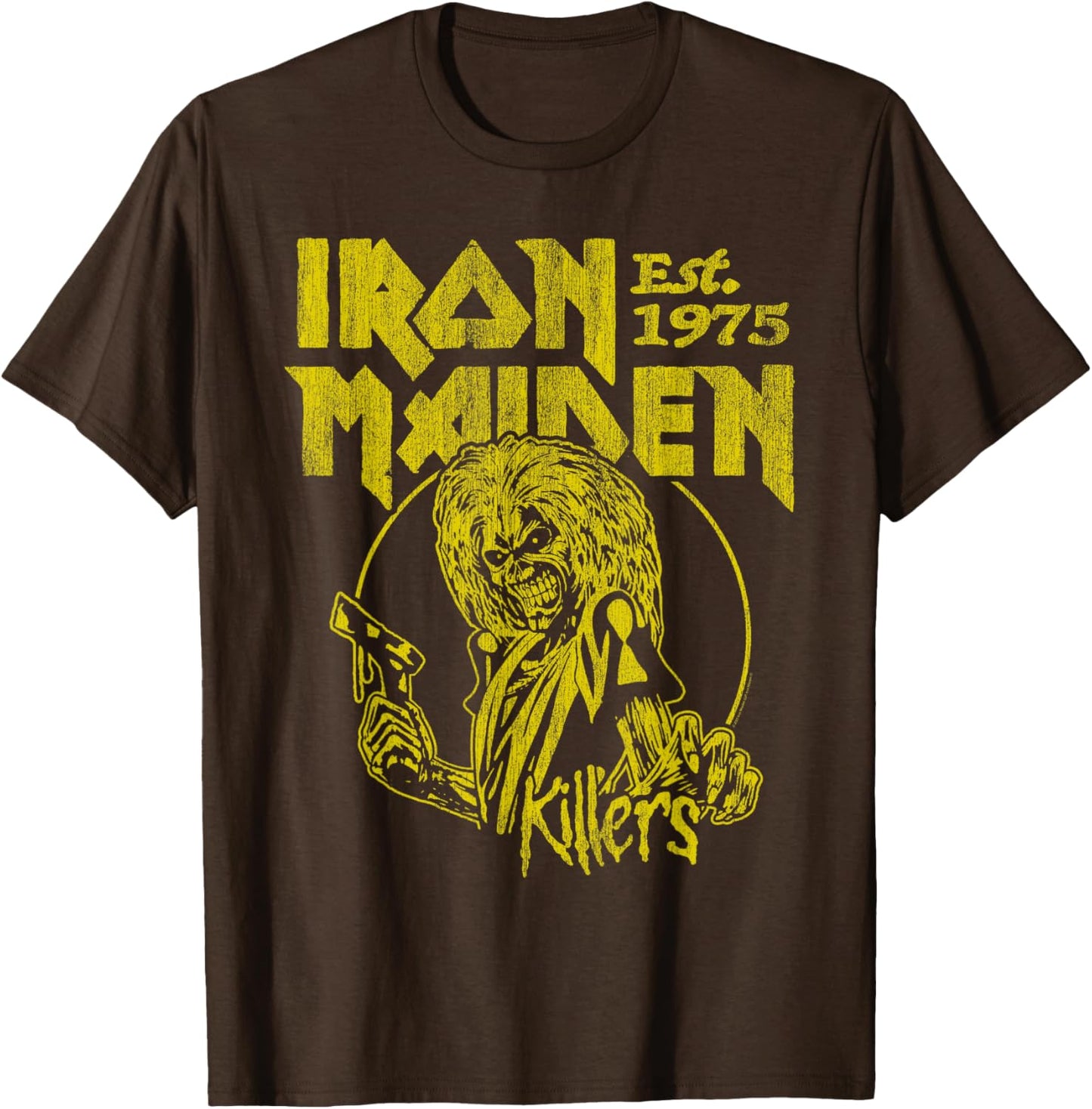 Iron Maiden - Killers Yellow Circle T-Shirt
