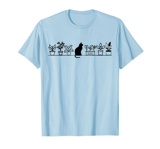 Cats And Plants A Purrfect Combination T-Shirt
