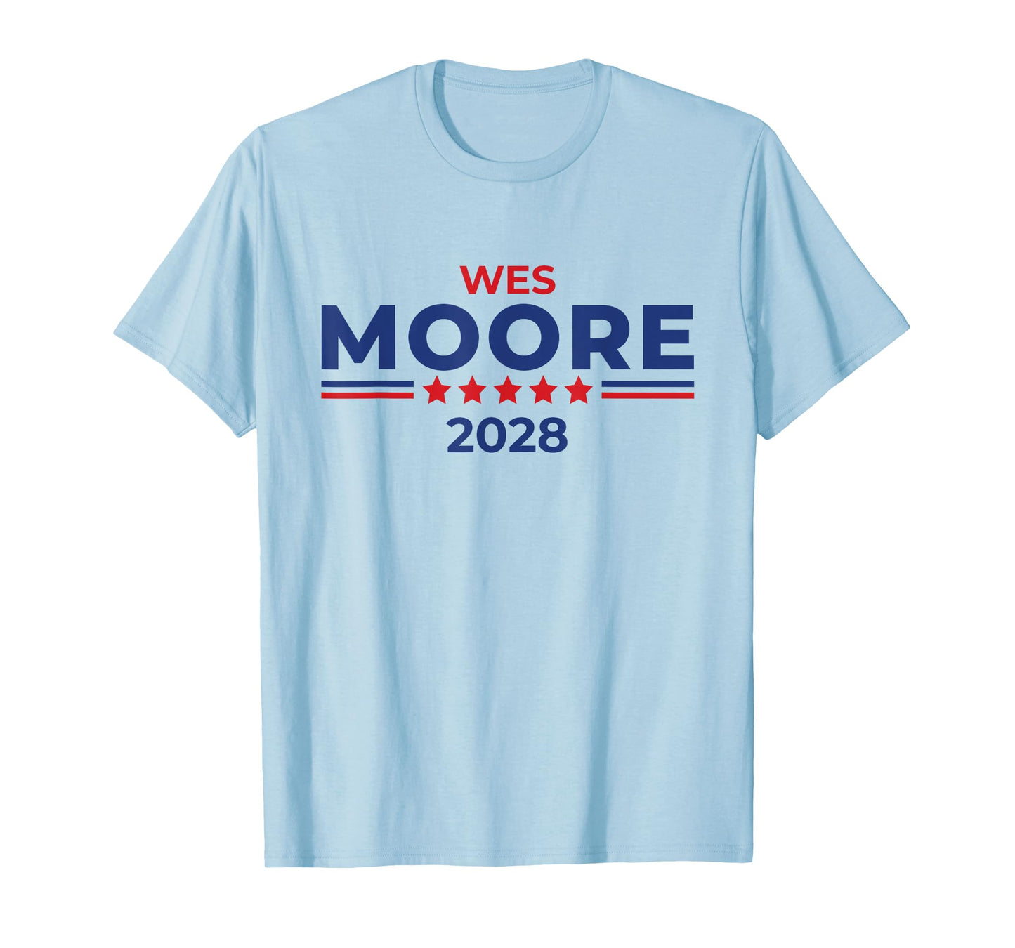 Wes Moore for President 2028 Inspiring Democratic Leadership T-Shirt