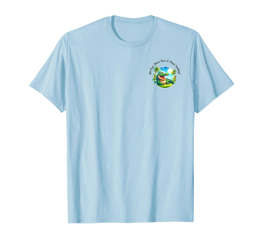 Get Out, Have Fun, & Keep Smiling with Alligator T-Shirt